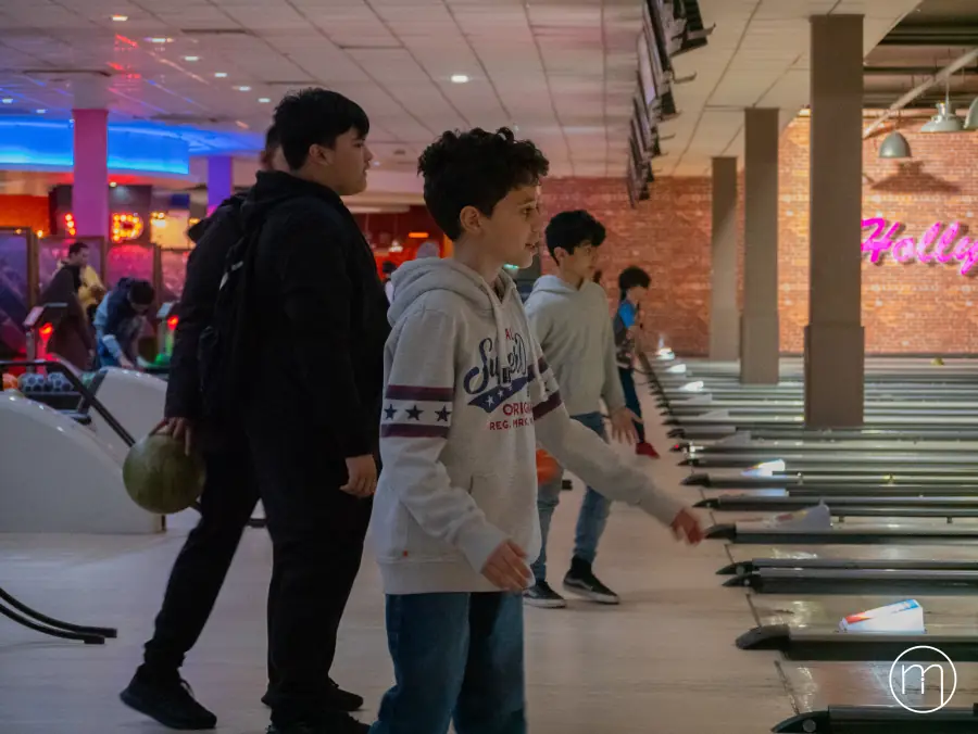 Youth Scheme participants taking part in a group activity