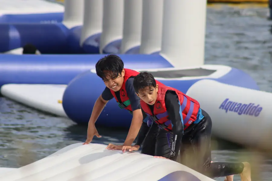 Youth Scheme participants enjoying an outdoor trip